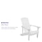 Flash Furniture Charlestown All-Weather Poly Resin Wood Adirondack Chair in White JJ-C14501-WH-GG - alternate 6